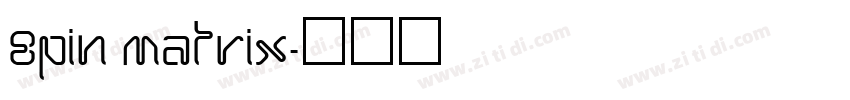 8Pin Matrix字体转换